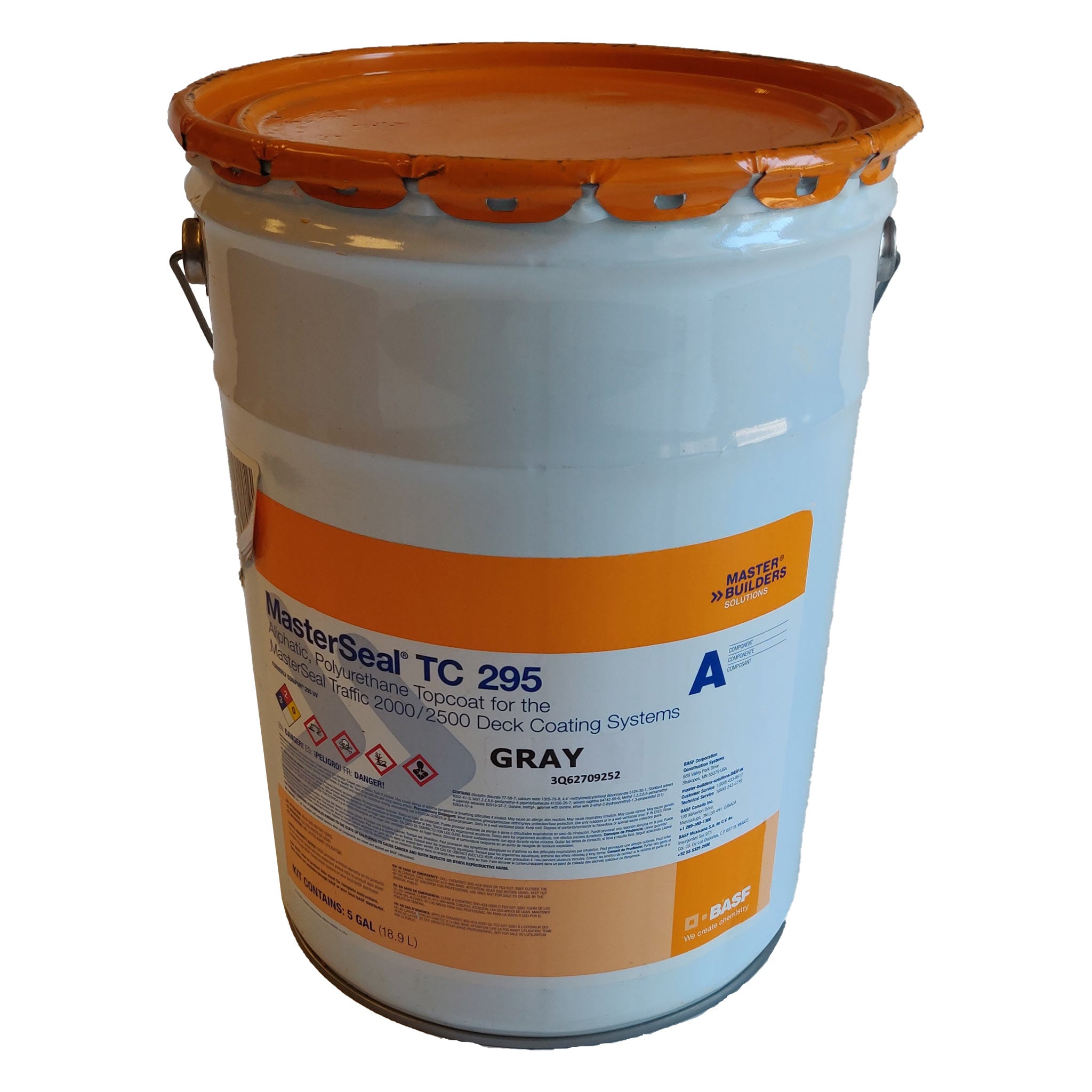 MasterSeal TC295 Waterproofing Top Coat 5G Quadro Coatings Inc.